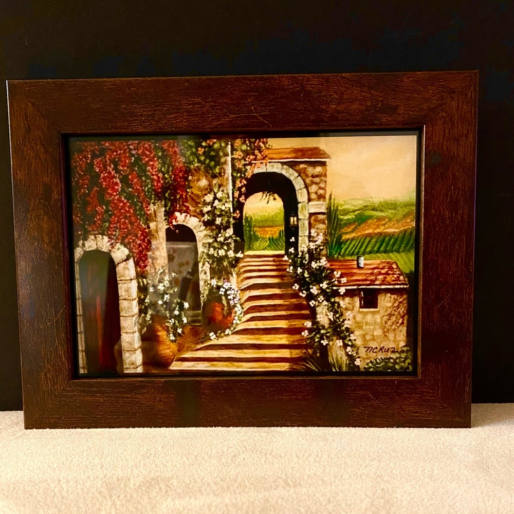 Hand crafted Art Print- “The Vineyard “ - Picture 2 of 2